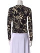 Diane von Furstenberg Wool Printed Sweater