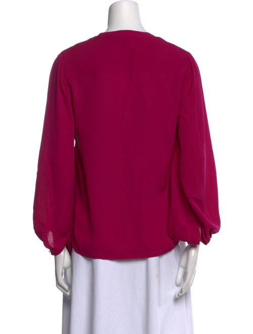 Diane von Furstenberg Silk V-Neck Blouse