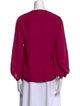 Diane von Furstenberg Silk V-Neck Blouse