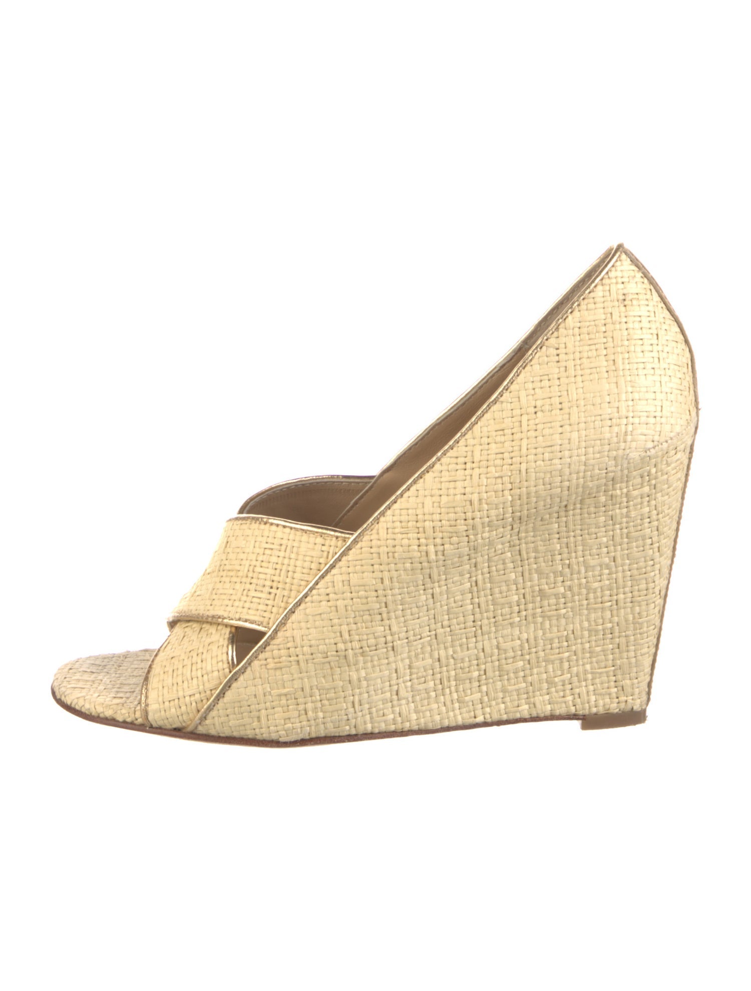 Diane von Furstenberg Straw Sandals