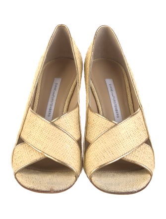 Diane von Furstenberg Straw Sandals