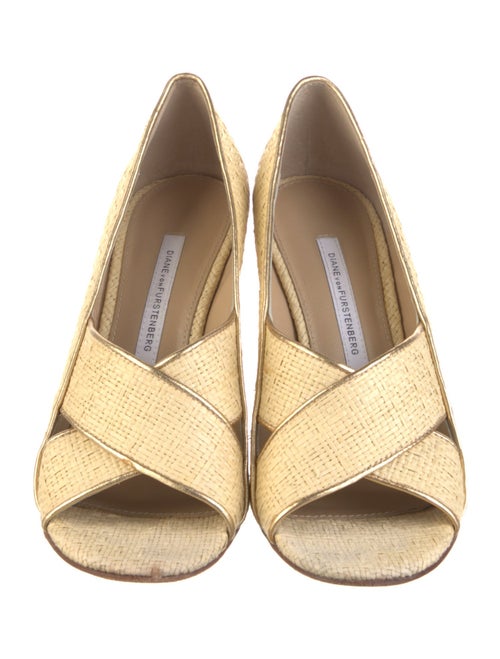 Diane von Furstenberg Straw Sandals