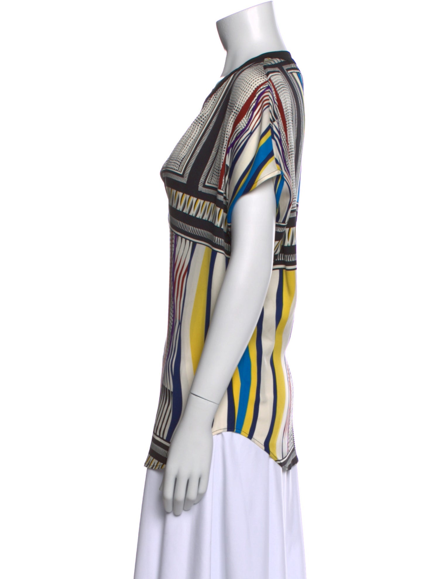 Diane von Furstenberg Silk Printed Blouse