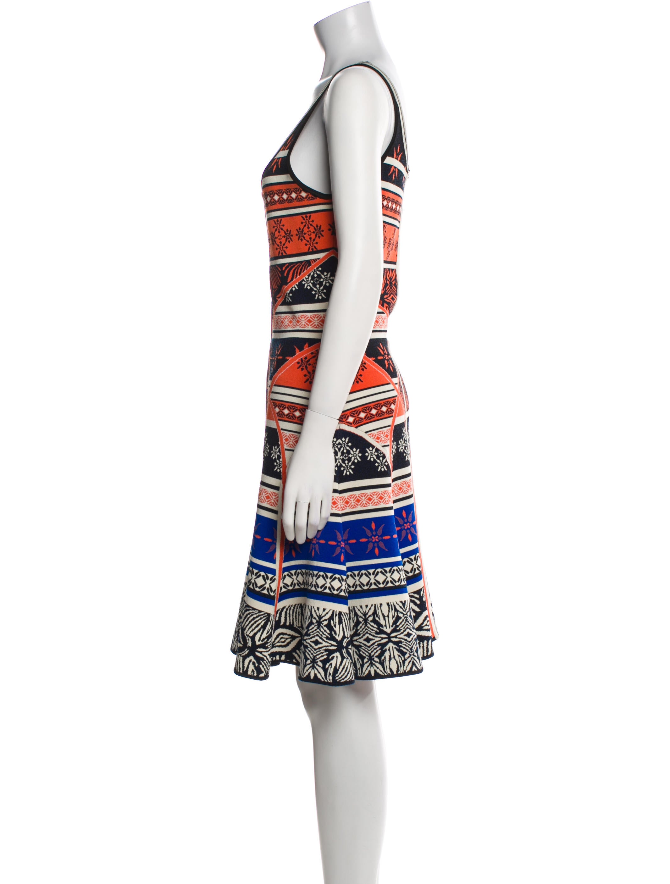 Diane von Furstenberg Printed Knee-Length Dress