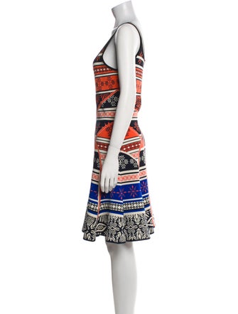 Diane von Furstenberg Printed Knee-Length Dress