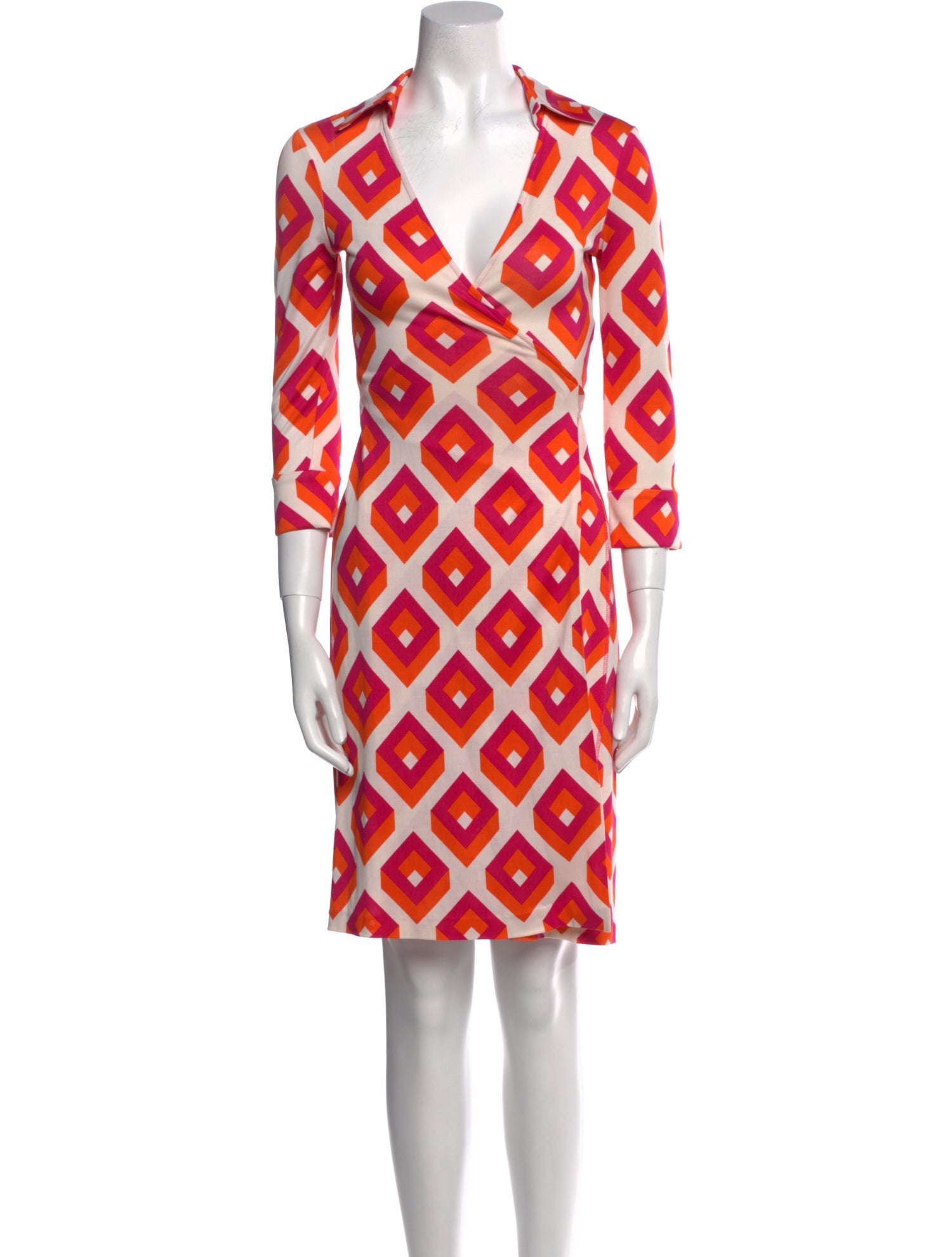 Diane von Furstenberg Silk Knee-Length Dress