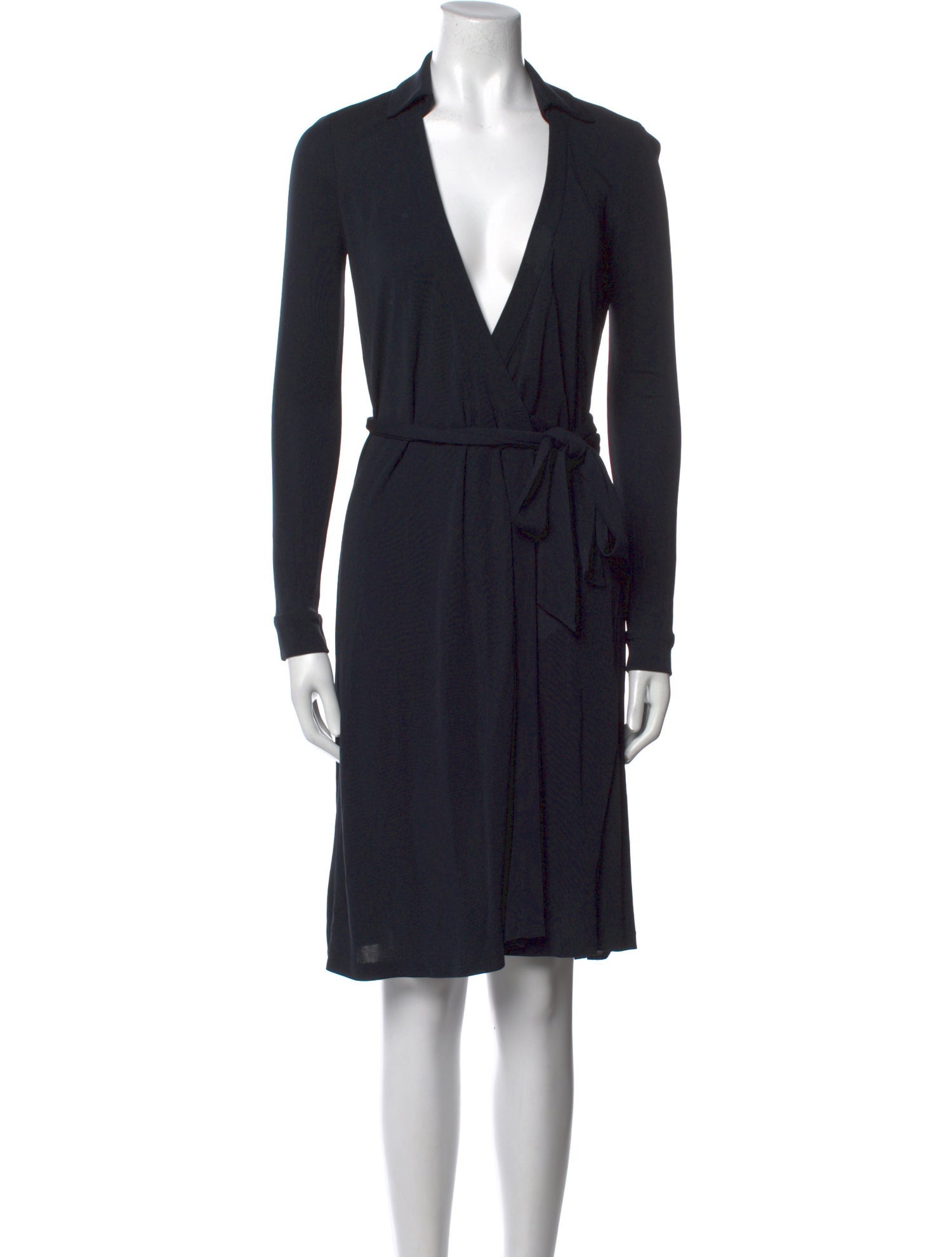 Diane von Furstenberg V-Neck Knee-Length Dress