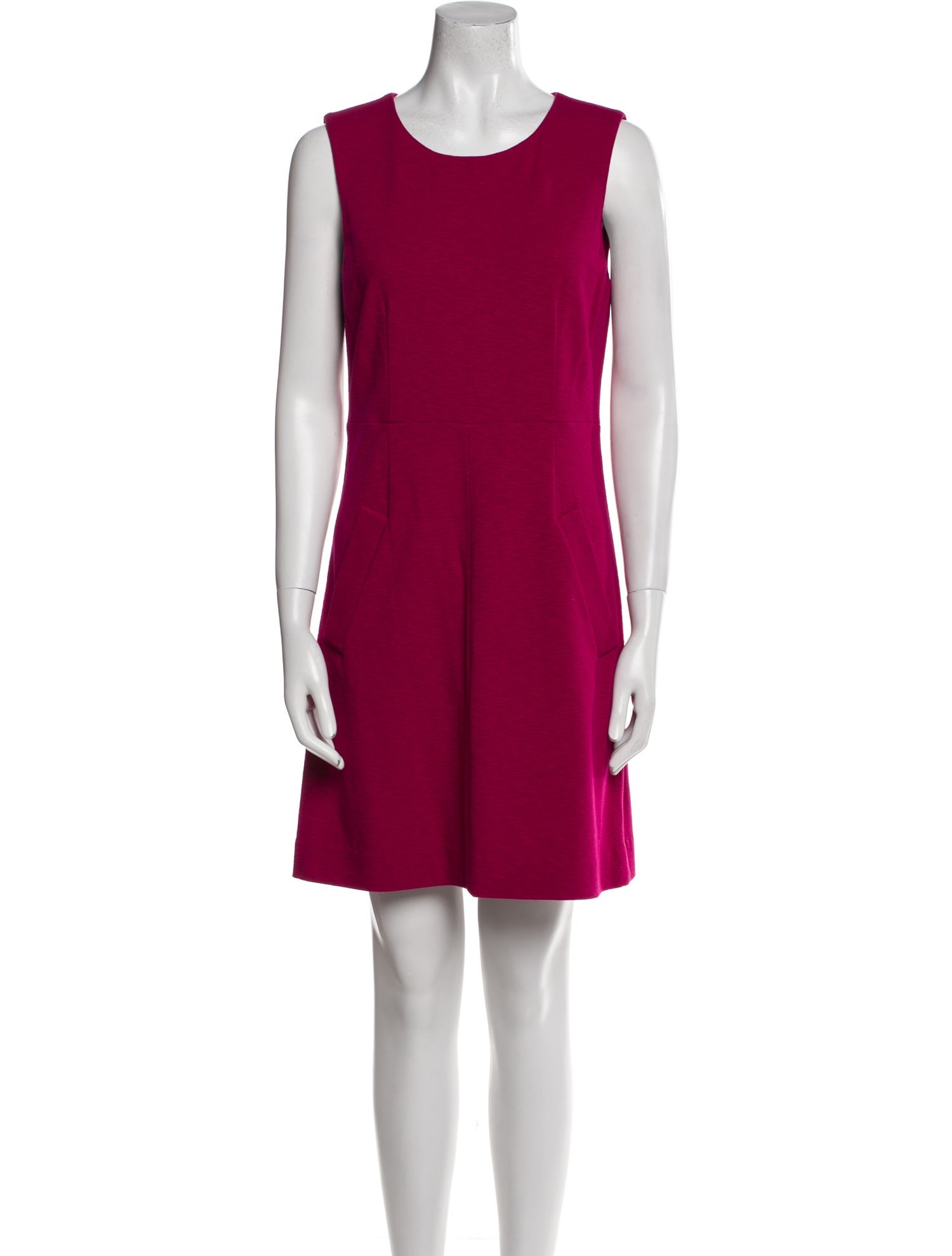 Diane von Furstenberg Scoop Neck Mini Dress
