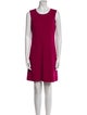 Diane von Furstenberg Scoop Neck Mini Dress