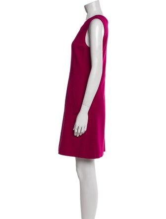 Diane von Furstenberg Scoop Neck Mini Dress