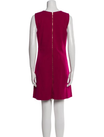 Diane von Furstenberg Scoop Neck Mini Dress