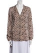 Diane von Furstenberg Silk Printed Blouse