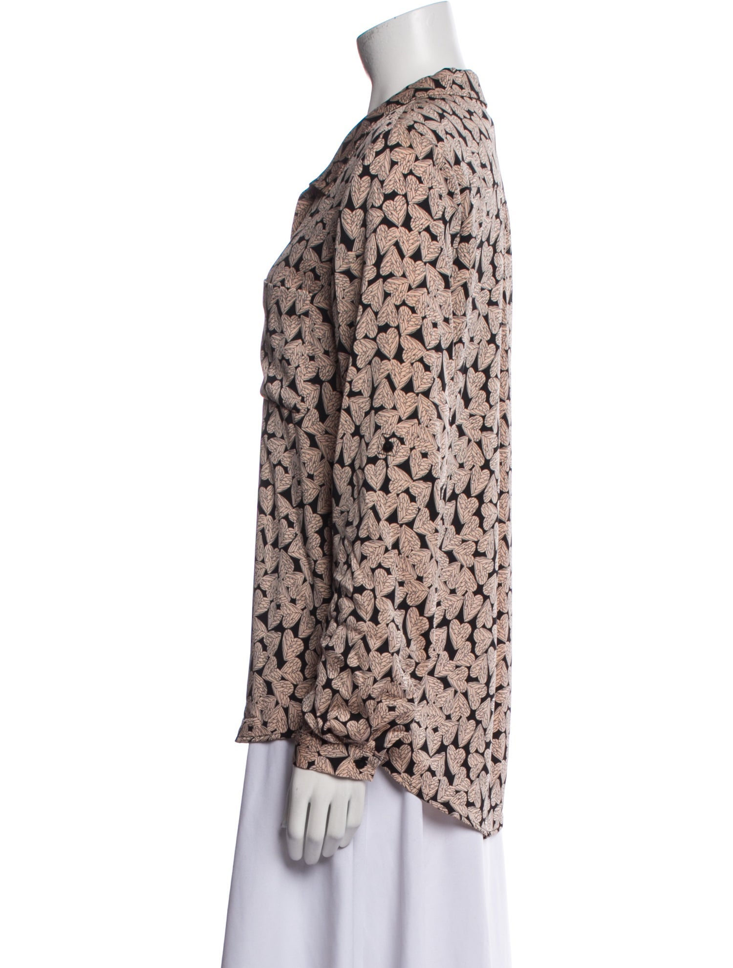 Diane von Furstenberg Silk Printed Blouse