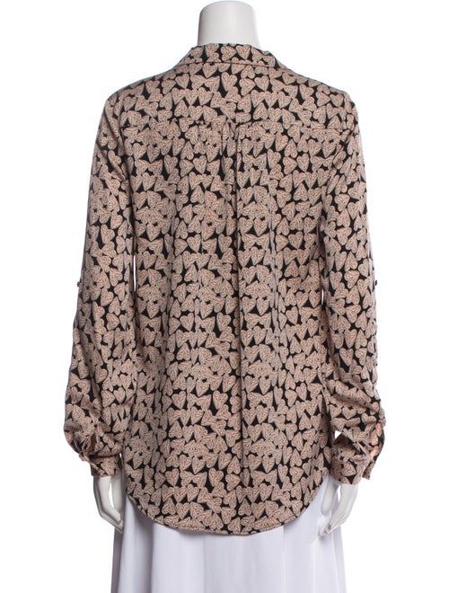 Diane von Furstenberg Silk Printed Blouse