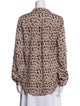 Diane von Furstenberg Silk Printed Blouse