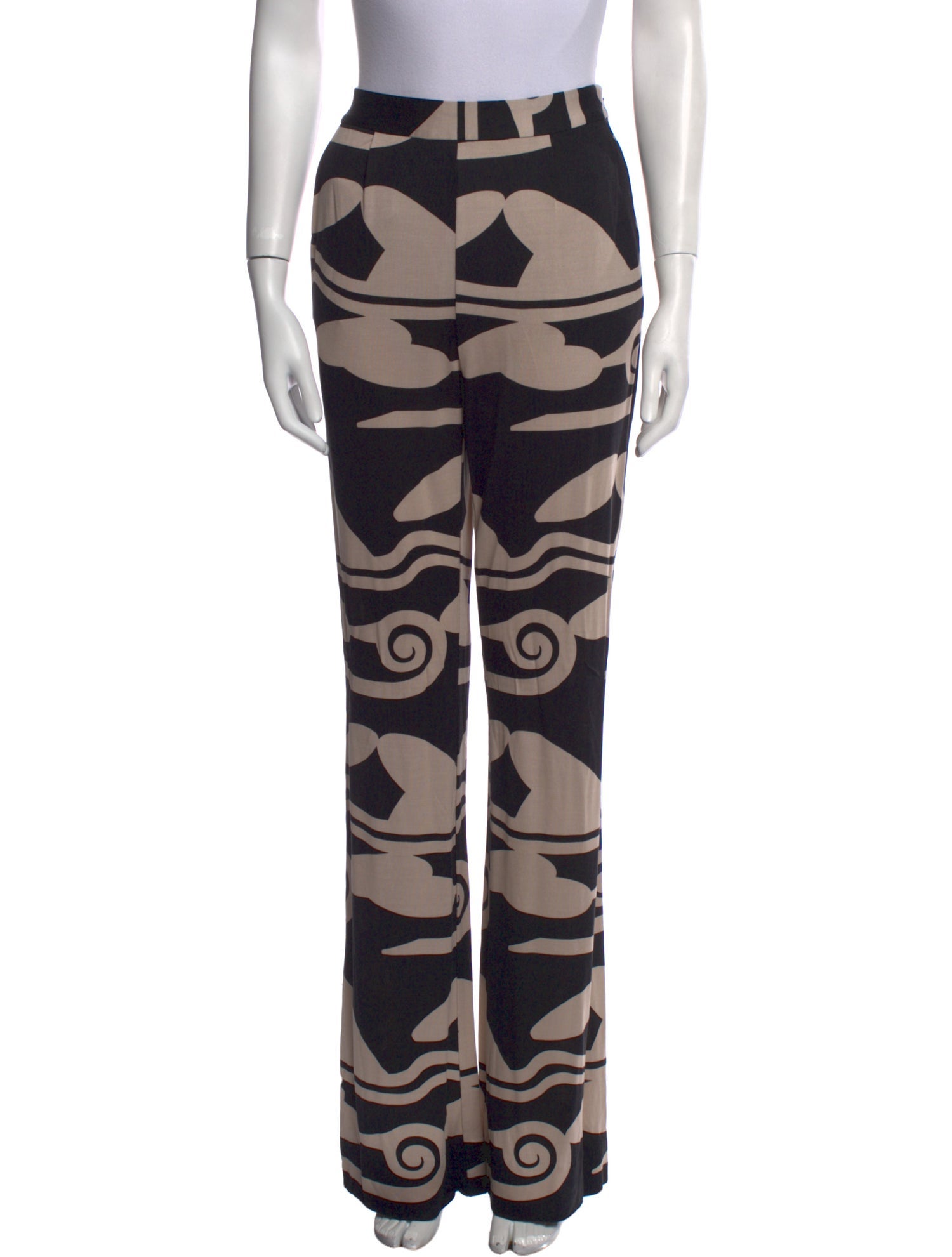 Diane von Furstenberg Silk Wide Leg Pants