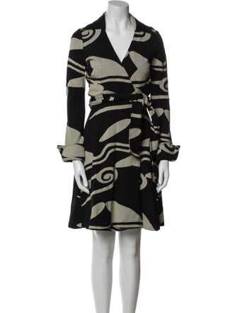 Diane von Furstenberg Wool Printed Coat
