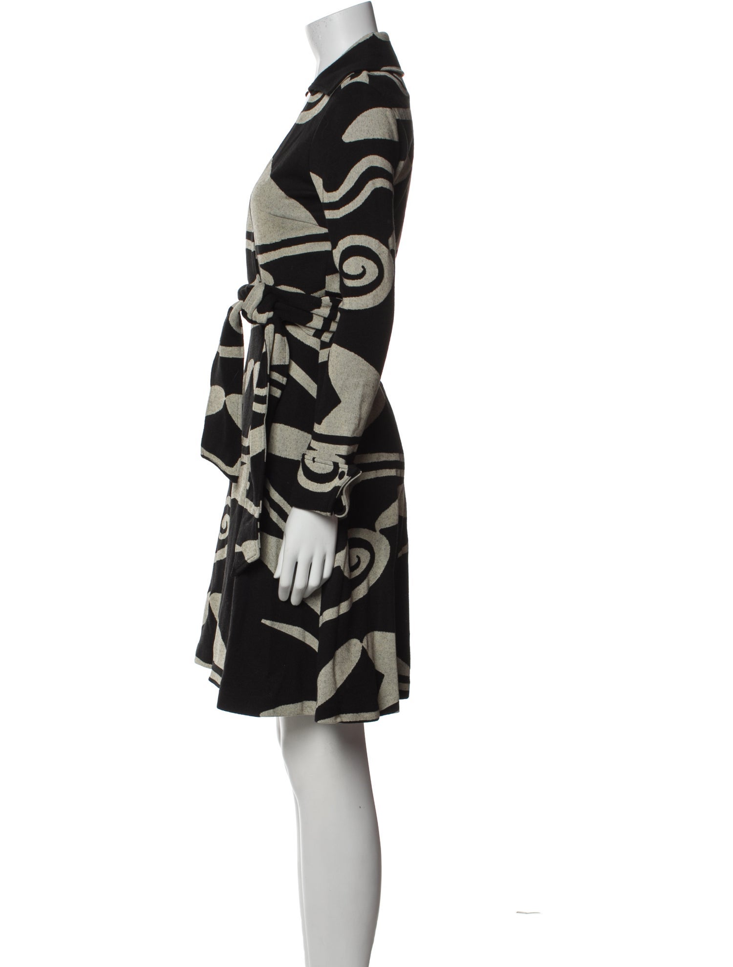 Diane von Furstenberg Wool Printed Coat