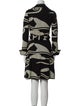 Diane von Furstenberg Wool Printed Coat