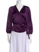 Diane von Furstenberg Silk V-Neck Blouse