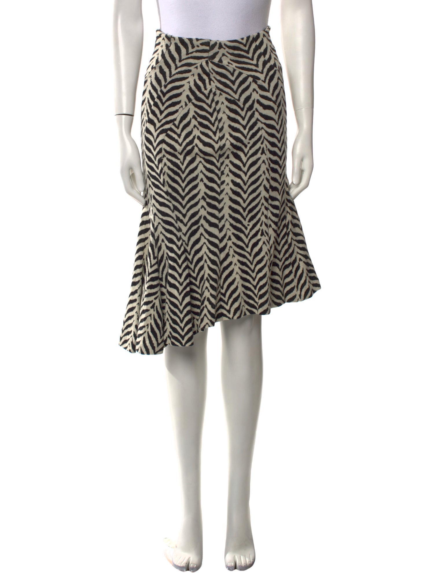 Diane von Furstenberg Printed Knee-Length Skirt
