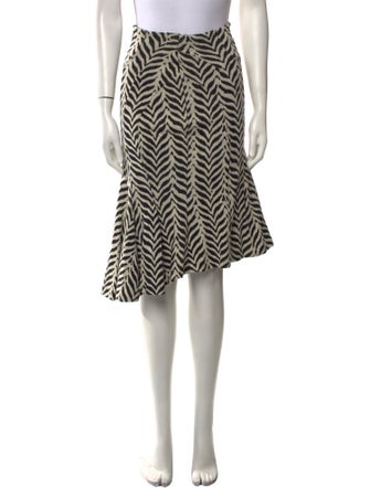 Diane von Furstenberg Printed Knee-Length Skirt