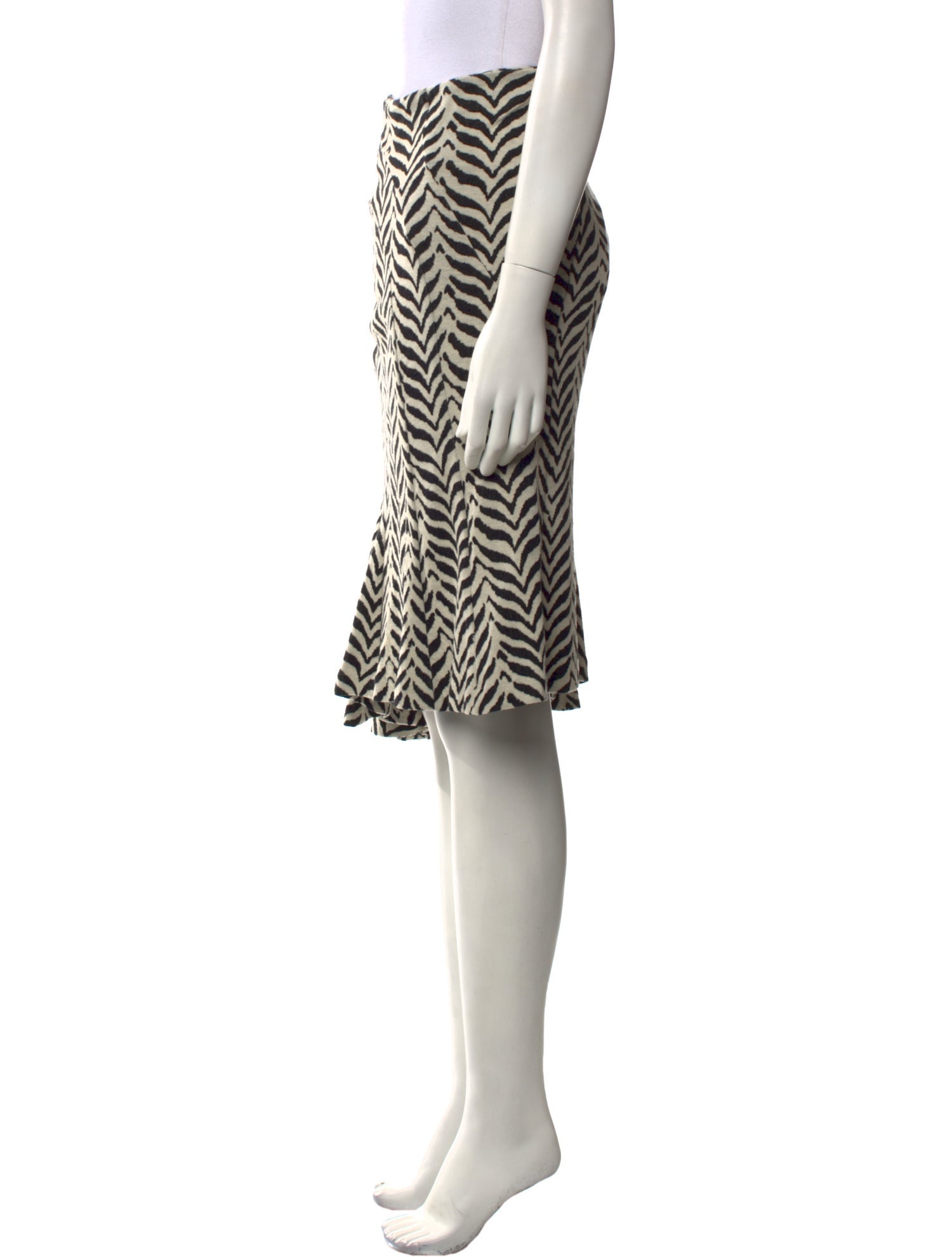 Diane von Furstenberg Printed Knee-Length Skirt