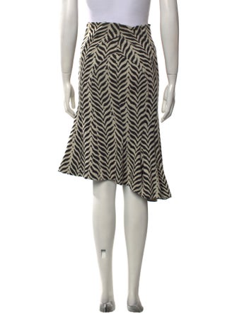 Diane von Furstenberg Printed Knee-Length Skirt