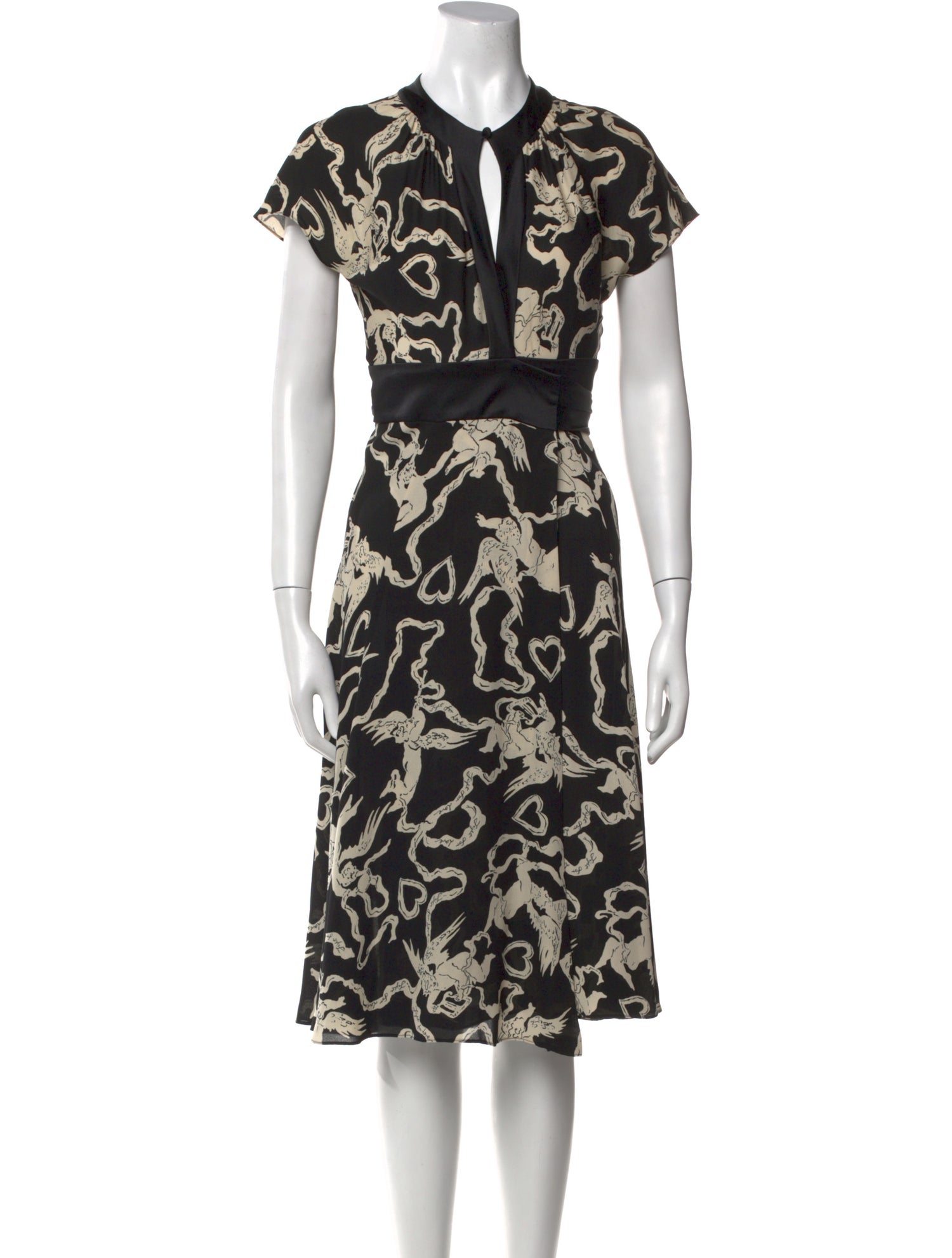 Diane von Furstenberg Silk Knee-Length Dress