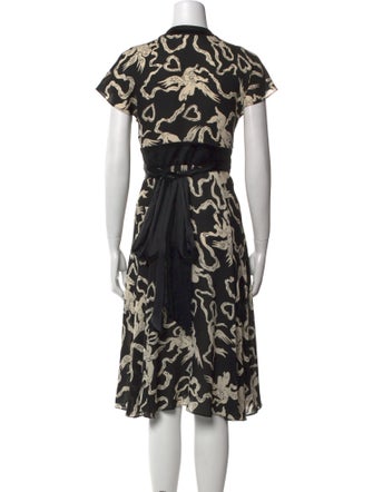 Diane von Furstenberg Silk Knee-Length Dress