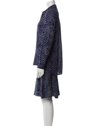 Diane von Furstenberg Silk Polka Dot Print Skirt Set