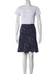 Diane von Furstenberg Silk Polka Dot Print Skirt Set