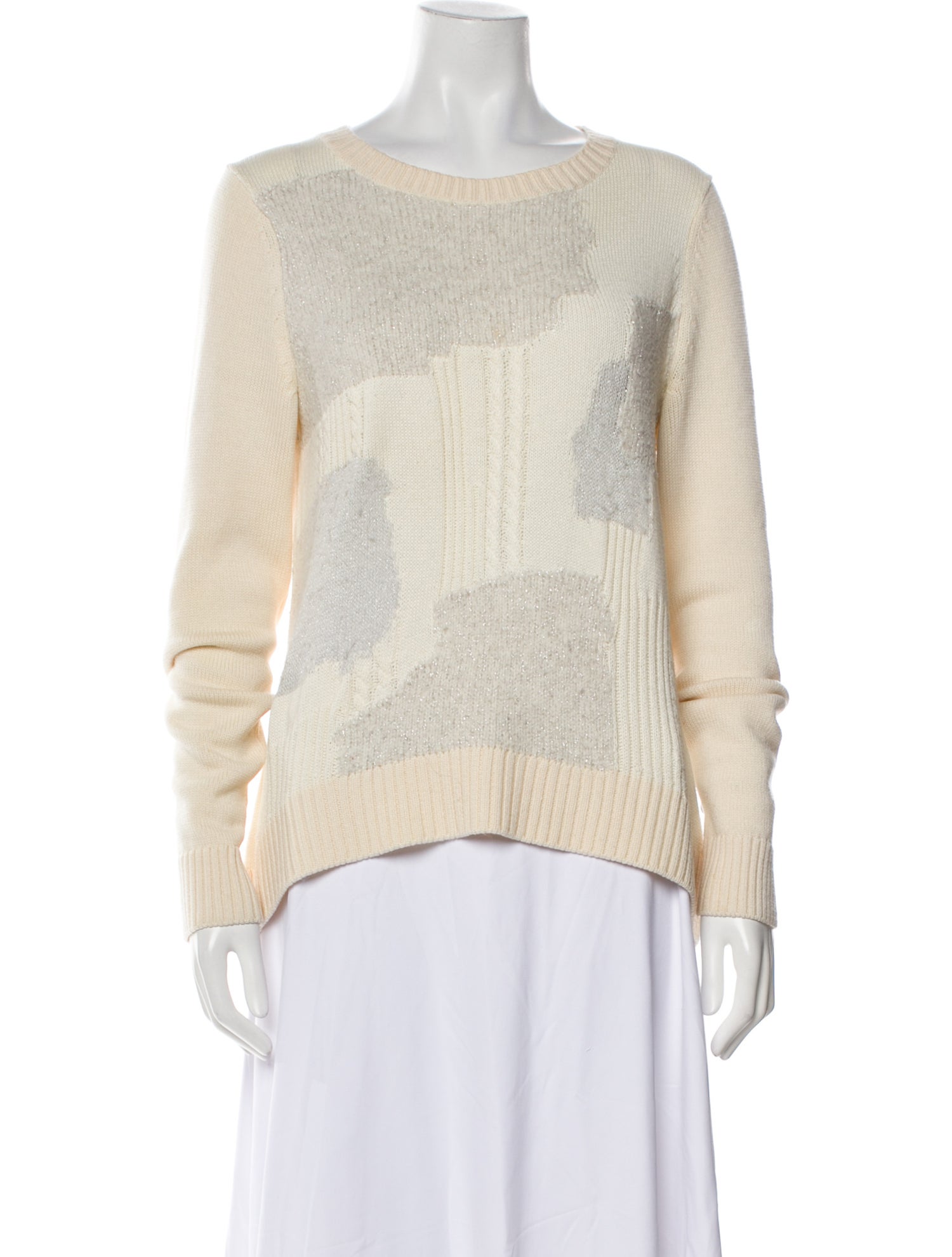 Diane von Furstenberg Wool Scoop Neck Sweater