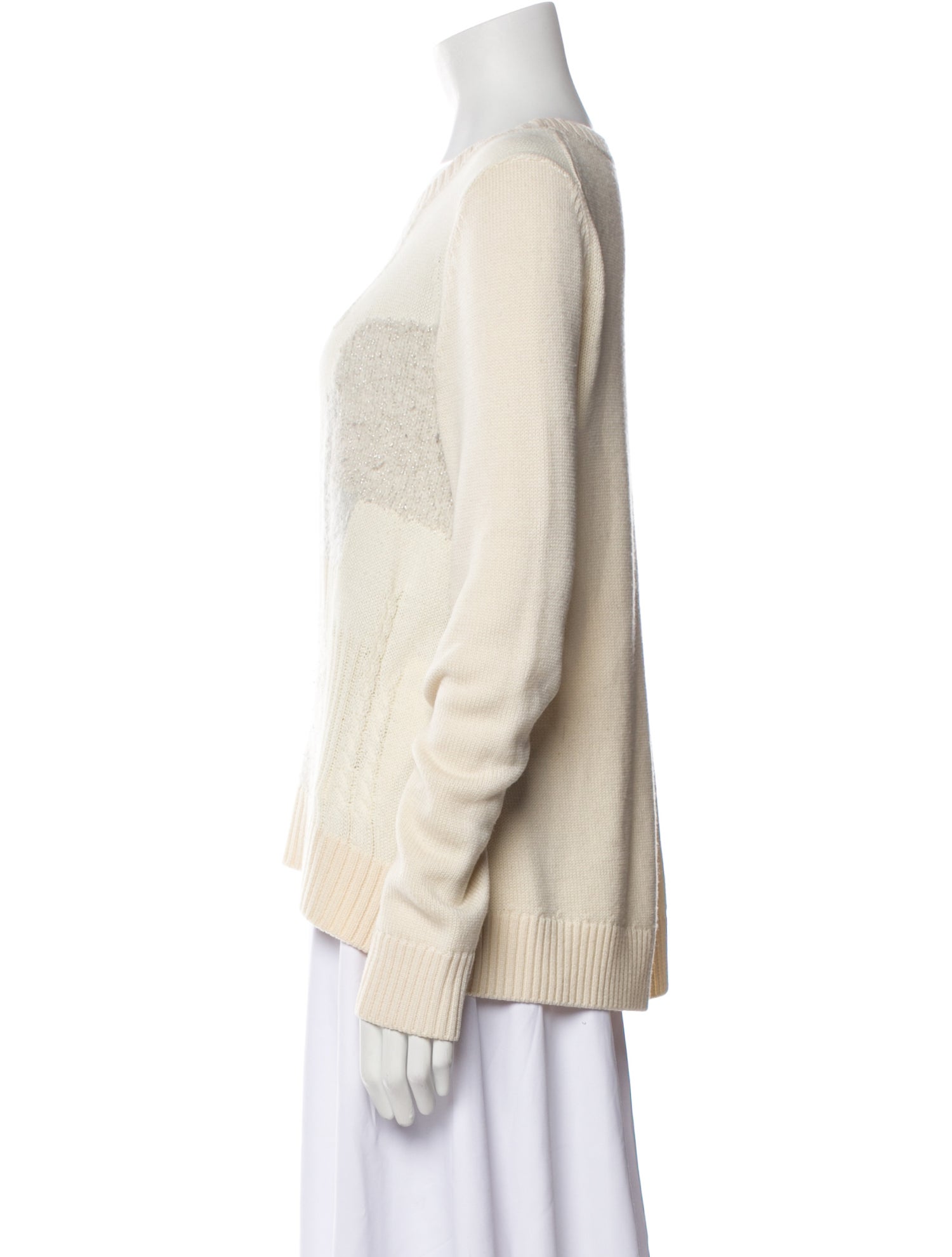 Diane von Furstenberg Wool Scoop Neck Sweater