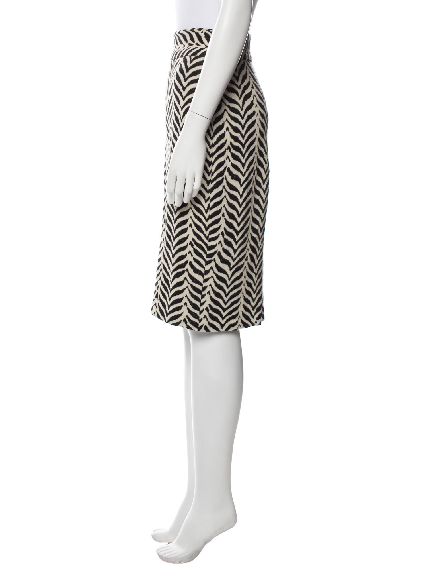 Diane von Furstenberg Printed Knee-Length Skirt