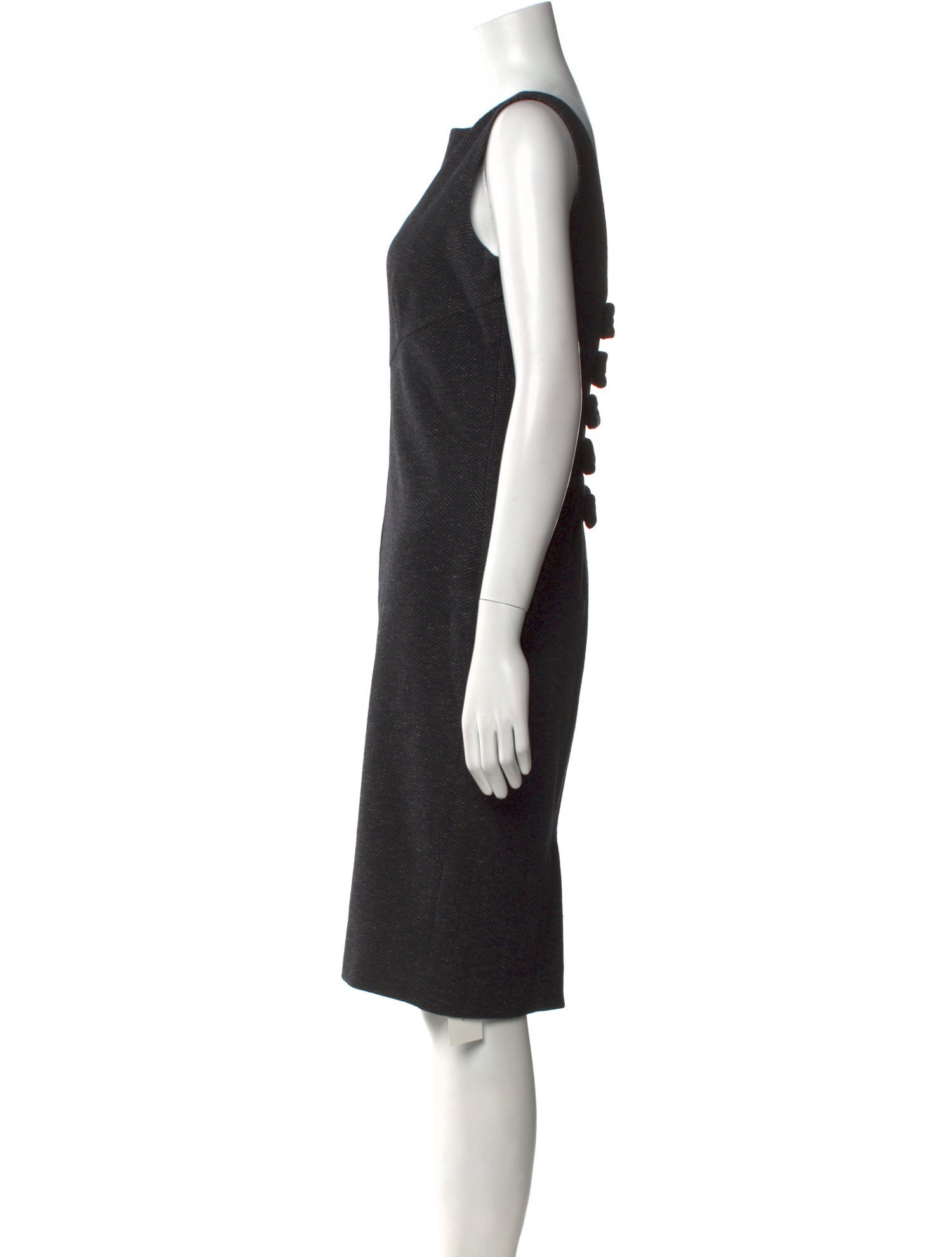 Diane von Furstenberg Bateau Neckline Knee-Length Dress