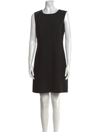 Diane von Furstenberg Scoop Neck Mini Dress