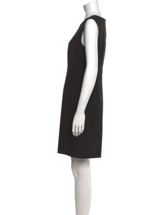Diane von Furstenberg Scoop Neck Mini Dress