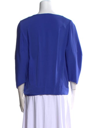 Diane von Furstenberg Silk V-Neck Blouse