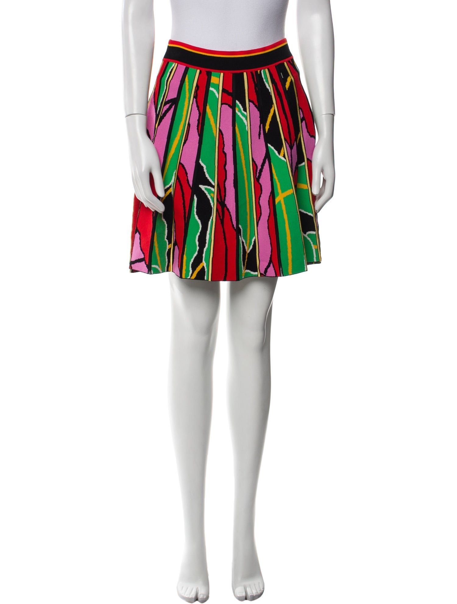 Diane von Furstenberg Printed Mini Skirt w/ Tags