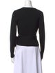Diane von Furstenberg Wool V-Neck Crop Top