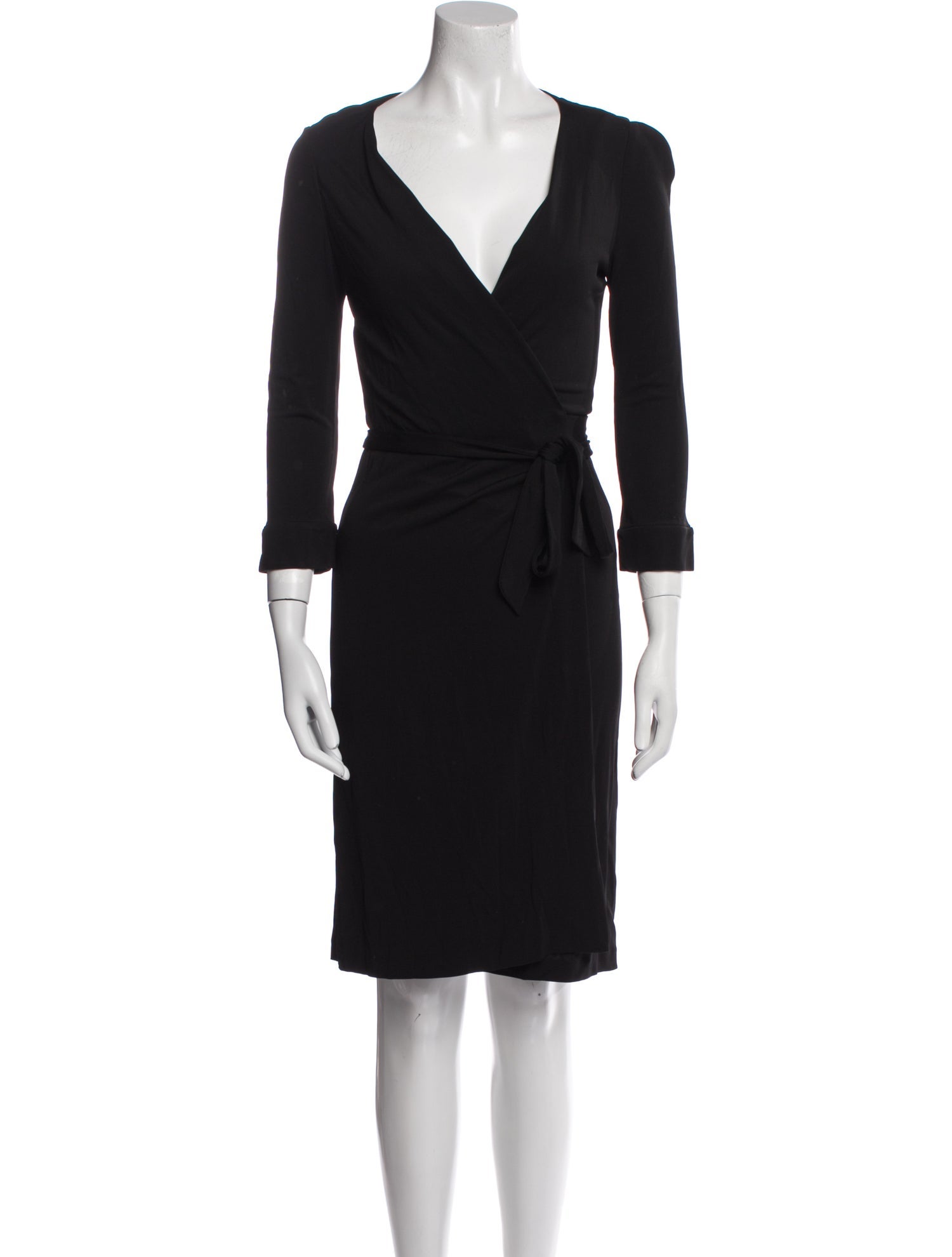 Diane von Furstenberg V-Neck Knee-Length Dress