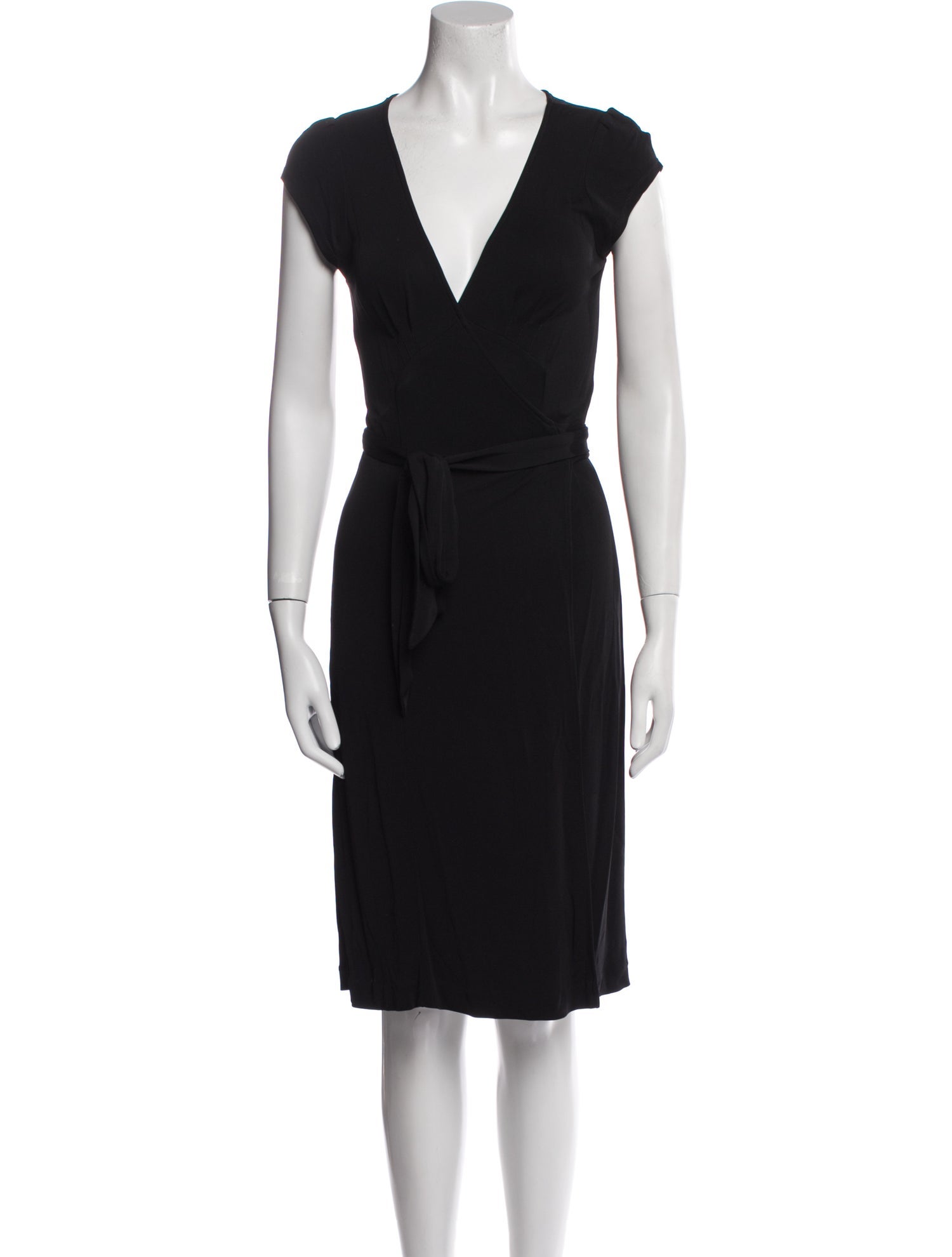Diane von Furstenberg V-Neck Knee-Length Dress