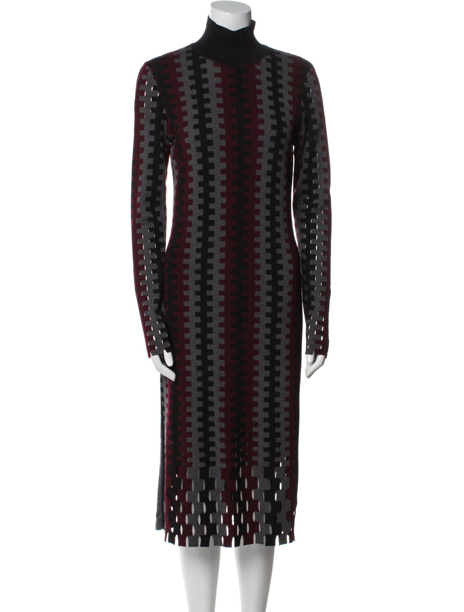 Diane von Furstenberg Printed Midi Length Dress