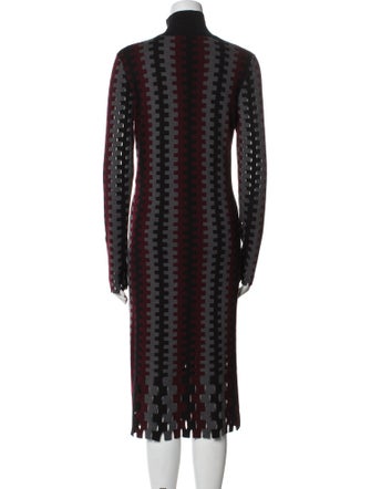 Diane von Furstenberg Printed Midi Length Dress