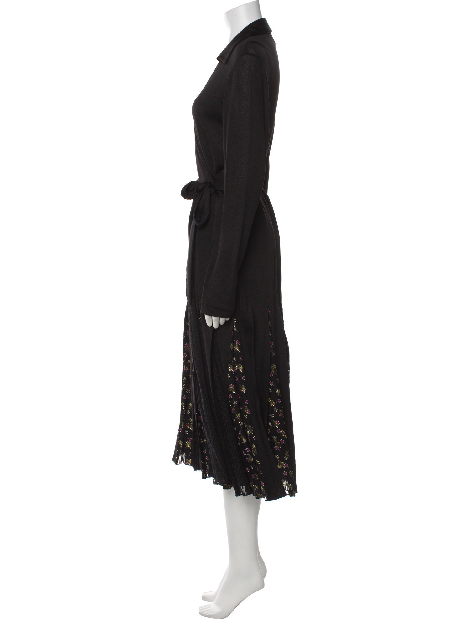 Diane von Furstenberg V-Neck Long Dress