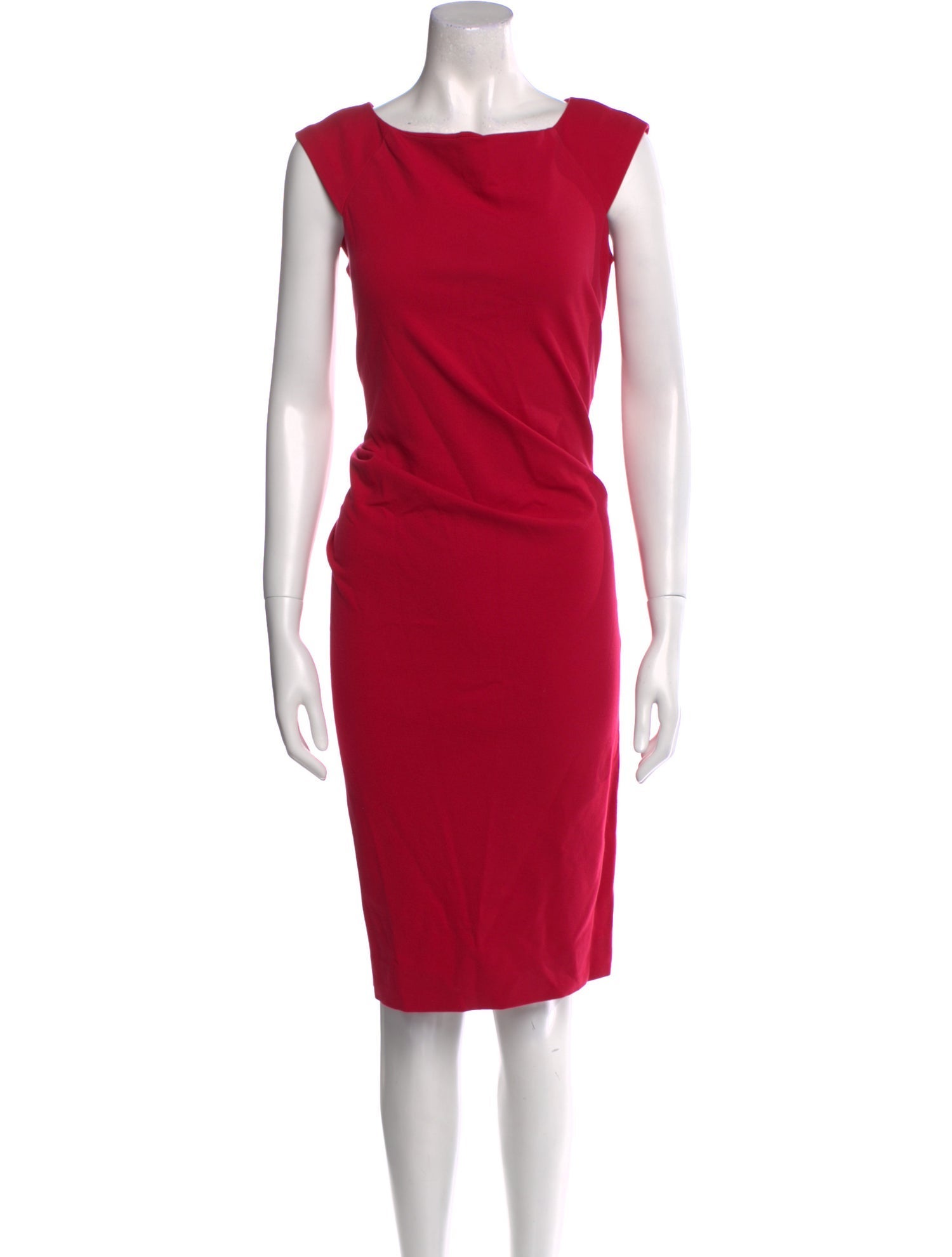 Diane von Furstenberg Bateau Neckline Knee-Length Dress