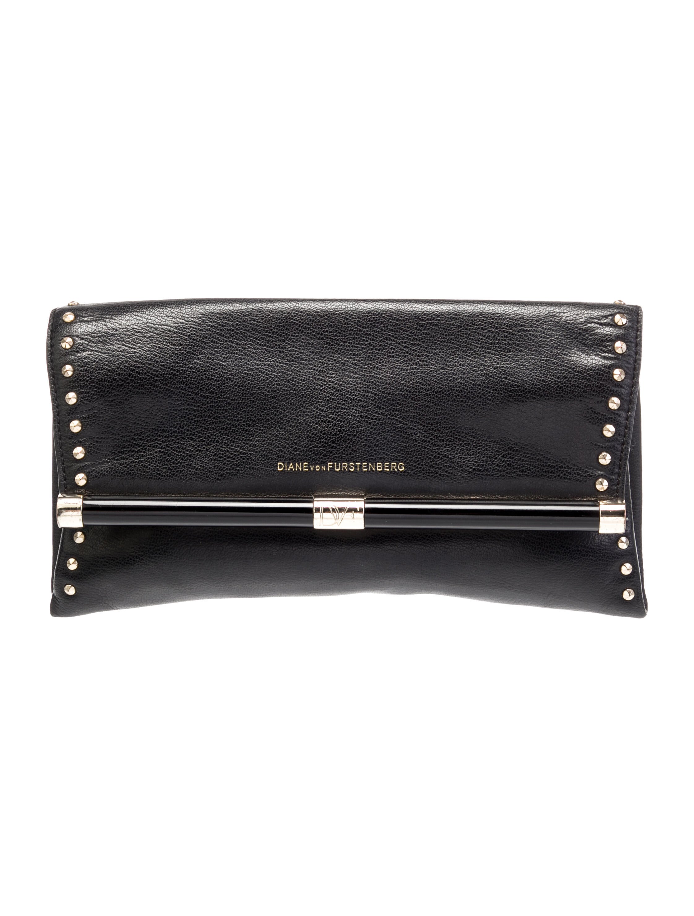 Diane von Furstenberg Leather Clutch