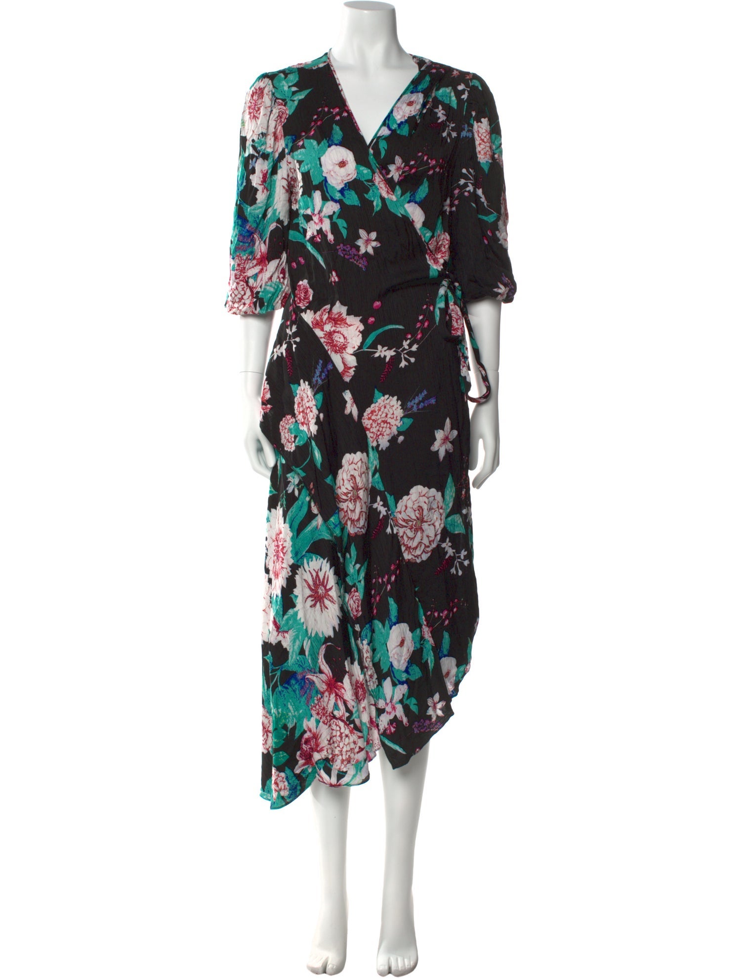 Diane von Furstenberg Floral Print Long Dress