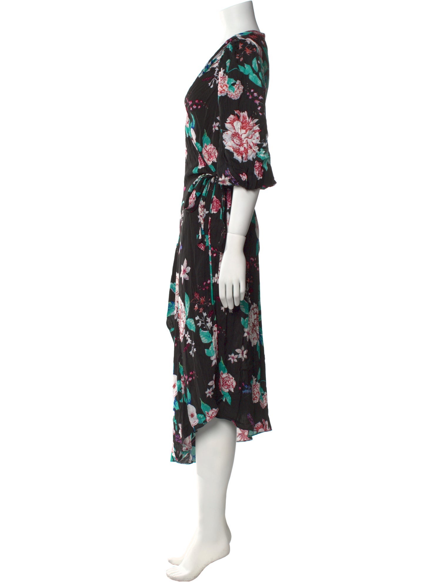 Diane von Furstenberg Floral Print Long Dress